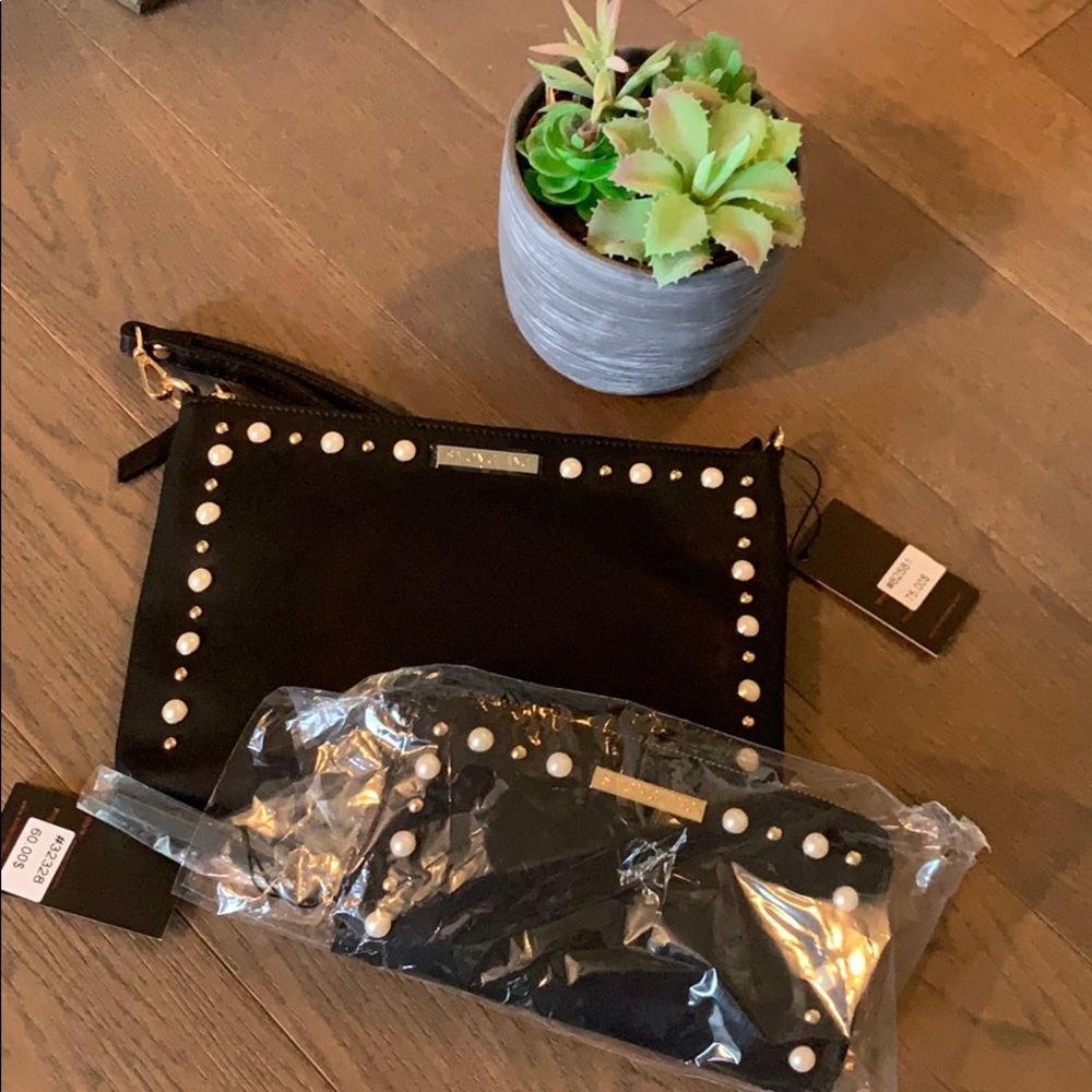 NWT Clutch and matching wallet